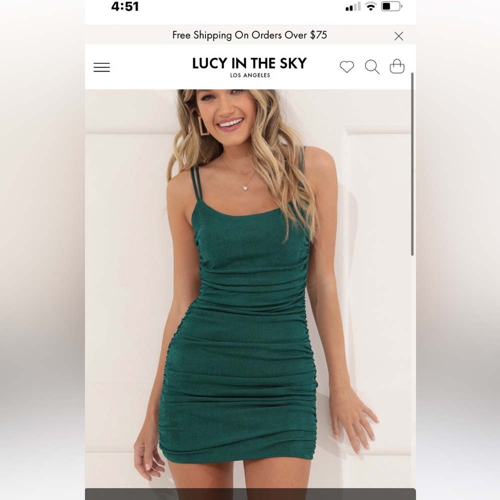 Dark green breakaway bodycon Lucy in the Sky dress Lucy in the sky dress